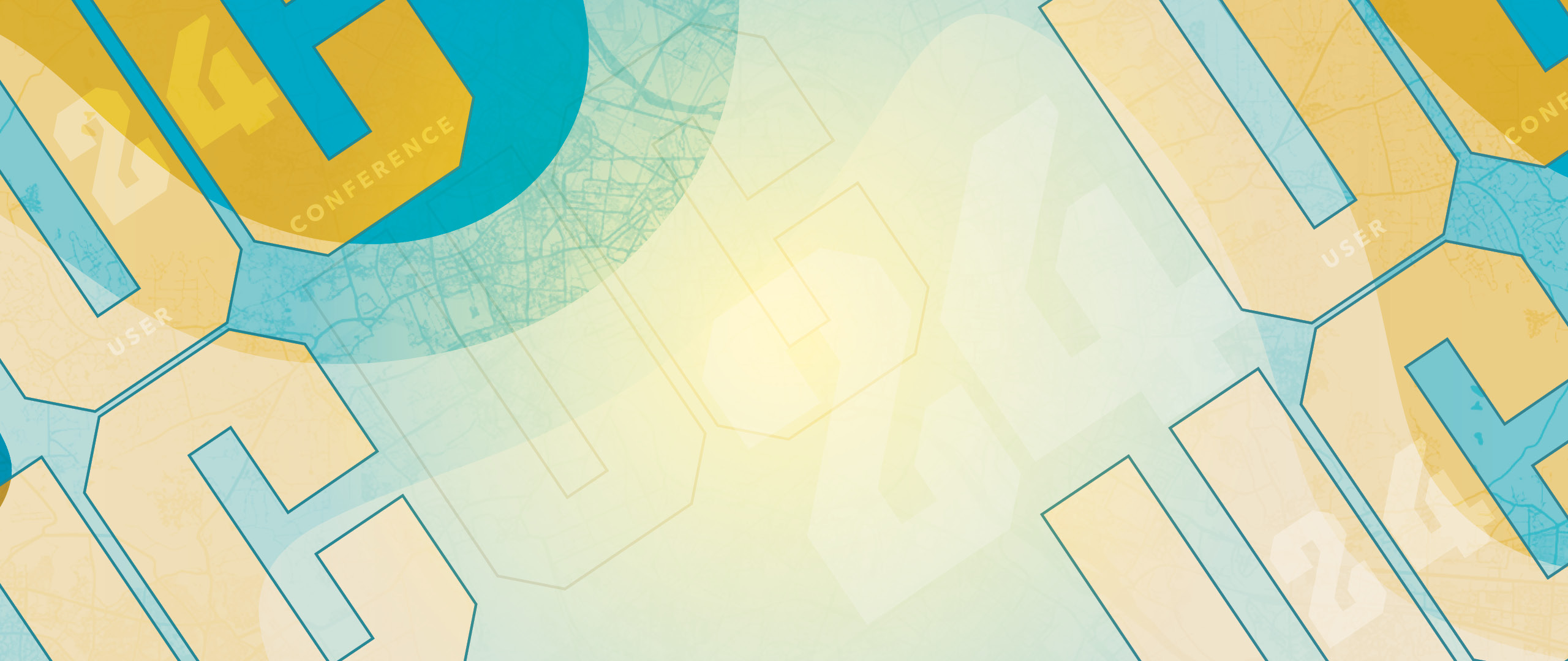 Vibrant multicolor background made of interwoven diagonal lines with overlays depicting detailed hill shade and bubble maps