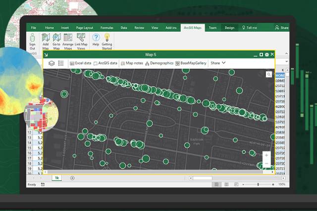 Create interactive maps from your spreadsheet data