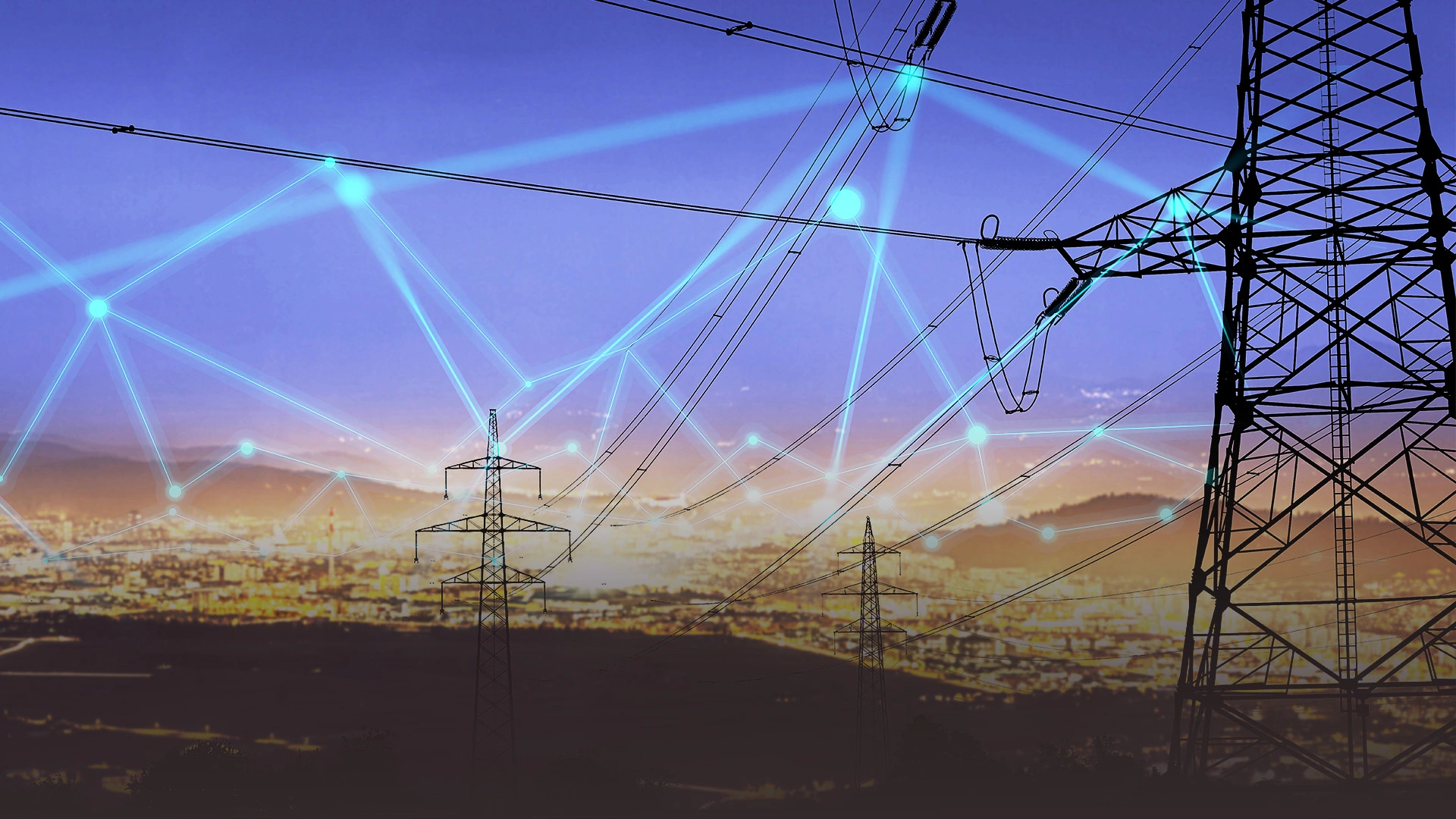 A gray scale map of the world with colored lines connecting various points