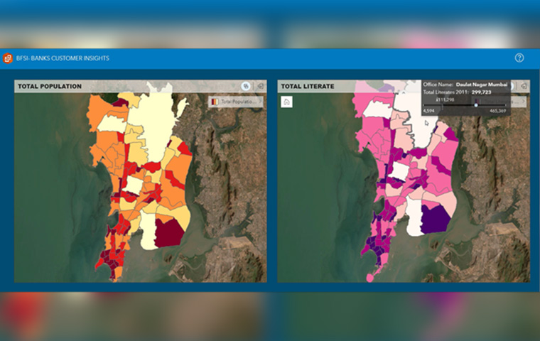 GIS for Banking Analysis & Business Intelligence | Esri India