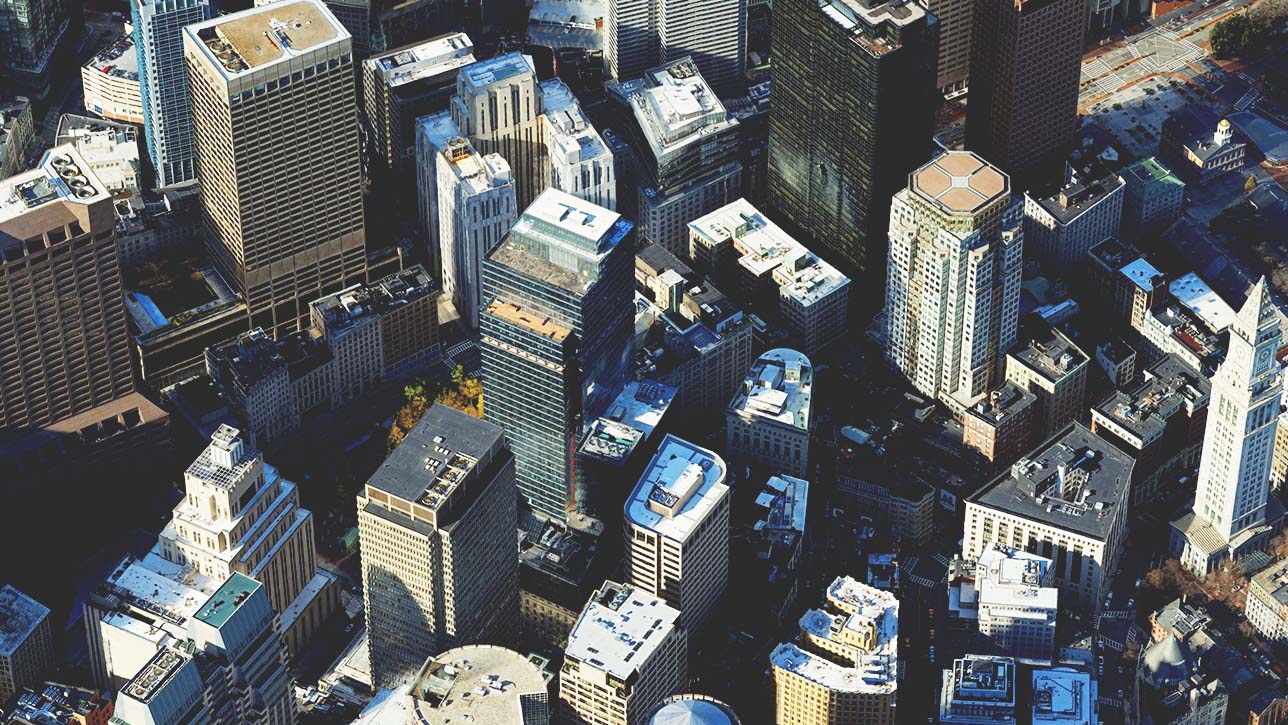 An image of a city with a group of short and tall buildings representing a textured 3D mesh ,An image of a city with a group of short and tall buildings representing a textured 3D mesh 