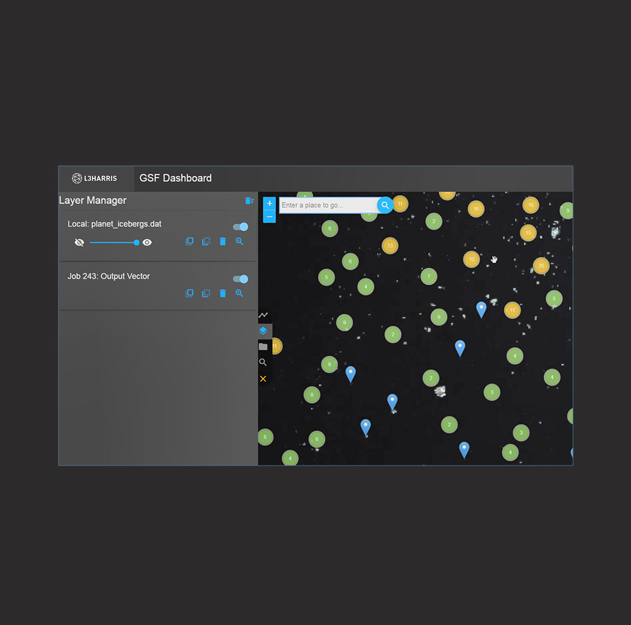 Visual imagery of spatial data