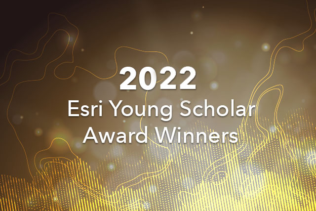 2022 esri india young scholar award winner