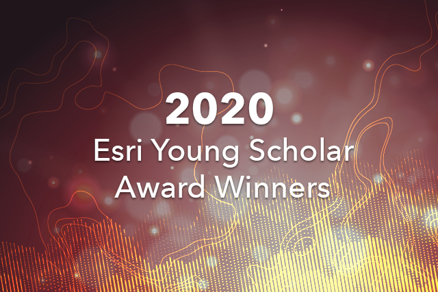 2020 esri india young scholar award winner