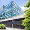 Modern smart building with indoor GIS, to help workers with space planning and wayfinding.