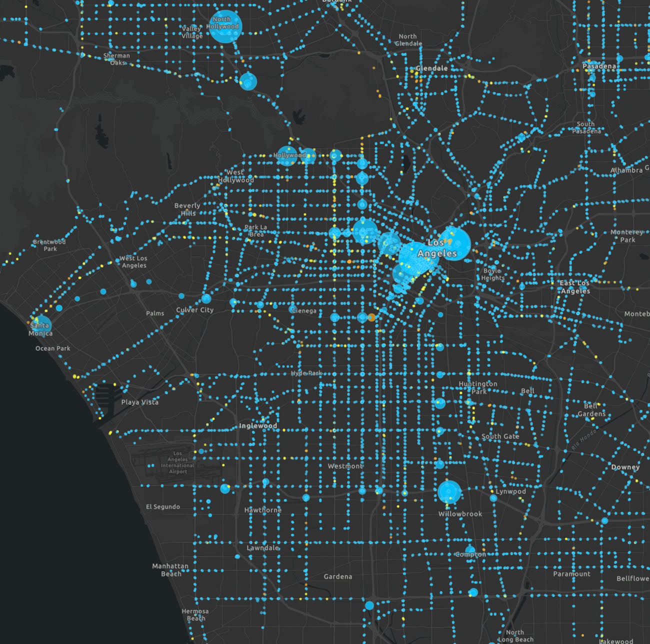 What does my data look like on a map?