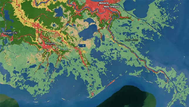 Seeing near real-time changes on earth
