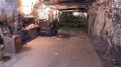 A 3D visualization of a mine network in Bruceton, Pittsburgh using ArcGIS Earth