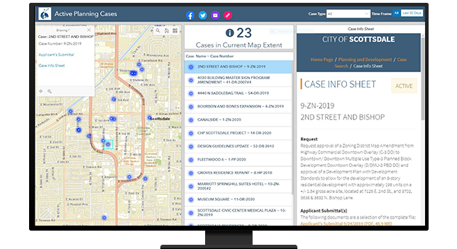 City of Scottsdale planning map