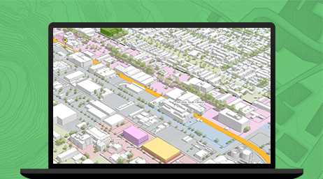 Map of urban area