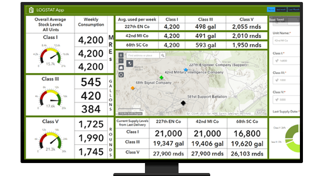 A graphic of a computer monitor displaying a map dashboard with a contour map, charts, and many data points