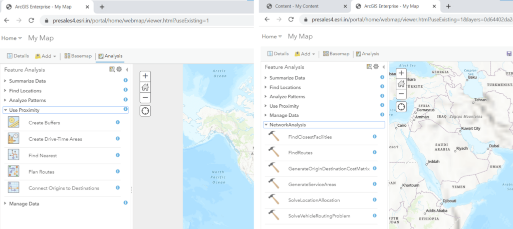 Using Routing Services in Map Viewer