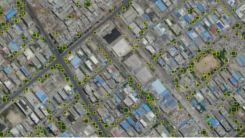 Trees detected using deep learning-1