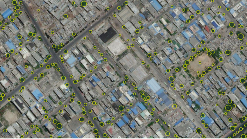 Trees detected using deep learning-2